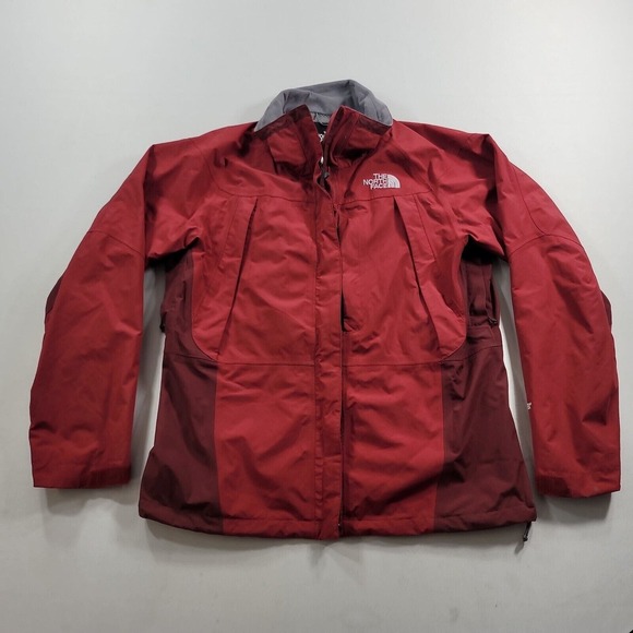 The North Face Gore-Tex Jacket Womens Large Rust Red Systems Ski‎ Nylon Hike - Picture 4 of 16